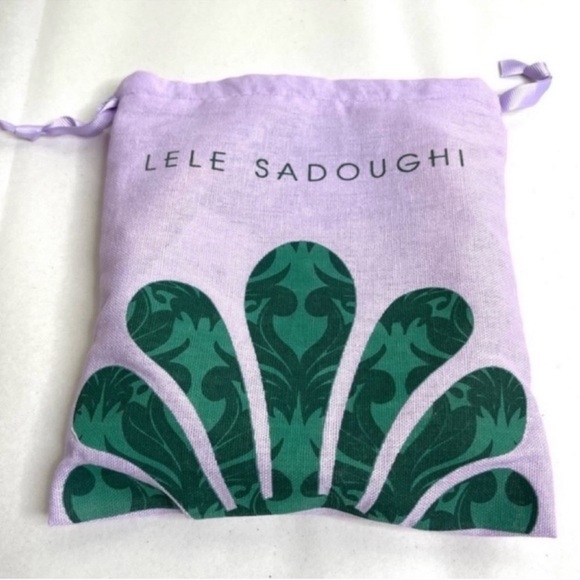 LELE SADOUGHI x LIBERTY LONDON Crystal Embellished NEW Yellow Floral Headband - Picture 9 of 10